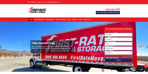 First-Rate Moving & Storage LLC Irvington NJ Moving Services