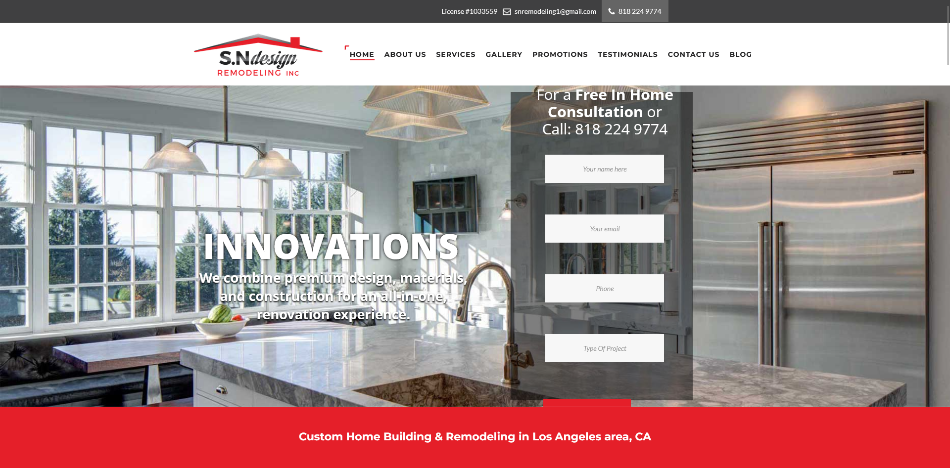 S. N Design Remodeling Inc. - Home